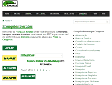 Tablet Screenshot of franquiasbaratas.net
